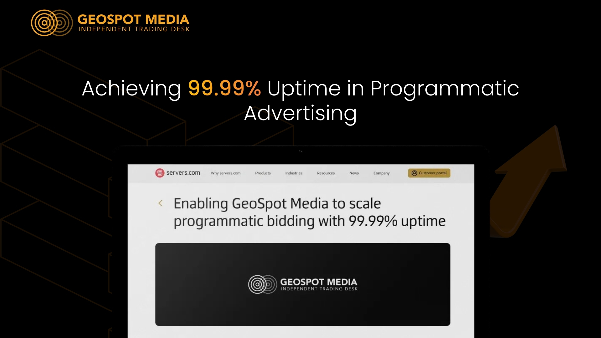 Programmatic adtech infrastructure achieving 99.99% uptime with global low-latency servers
