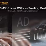 Comparison of GSM360, DSPs, and traditional programmatic trading desks in digital advertising.